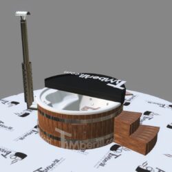 Timberin hot tub